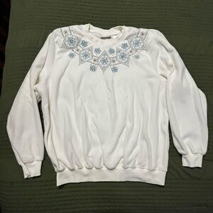 Alfred Dunmer pullover sweater with floral print